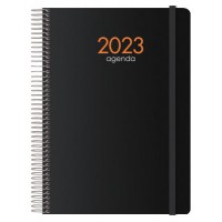 AGENDA 2025 SYNCRO DÍA PÁGINA 15 X 21 CM NEGRO DOHE 11620 - 25 (Espera 4 dias)